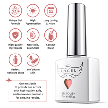 Load image into Gallery viewer, Gel Nail Polish Set "NUDE" with 6 Unique Shades, Manicure Gel Polish Kit for Professional Nail Art & DIY at Home, UV LED Soak Off, 6 pcs of 0.33 OZ, Gift Box