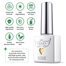 Load image into Gallery viewer, Gel Nail Polish Set "Fields" with 5 Popular Colors, Manicure Gel Polish Kit for Professional Nail Art & DIY at Home, UV LED Soak Off, 5 pcs of 0.33 OZ