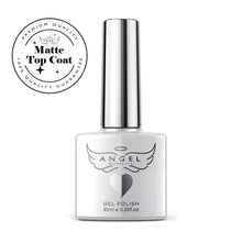 Load image into Gallery viewer, Angel Professional Gel Matte Top Coat, Soft Touch Matte Top Coat for Perfect &amp; Long Lasting Matte Look, 10 ml, 0.33 OZ
